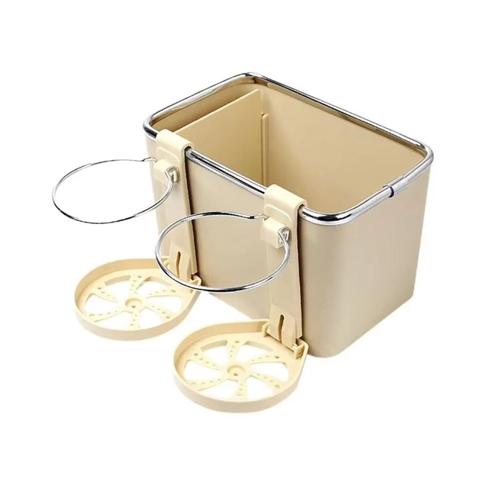 Organiseur de console automobile avec porte-gobelets