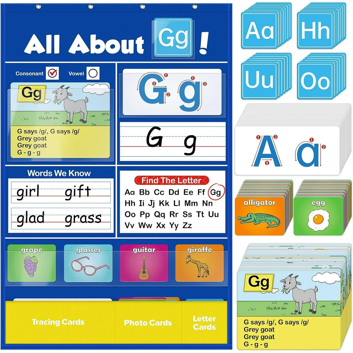 Tableau d’apprentissage de l’alphabet pour enfants