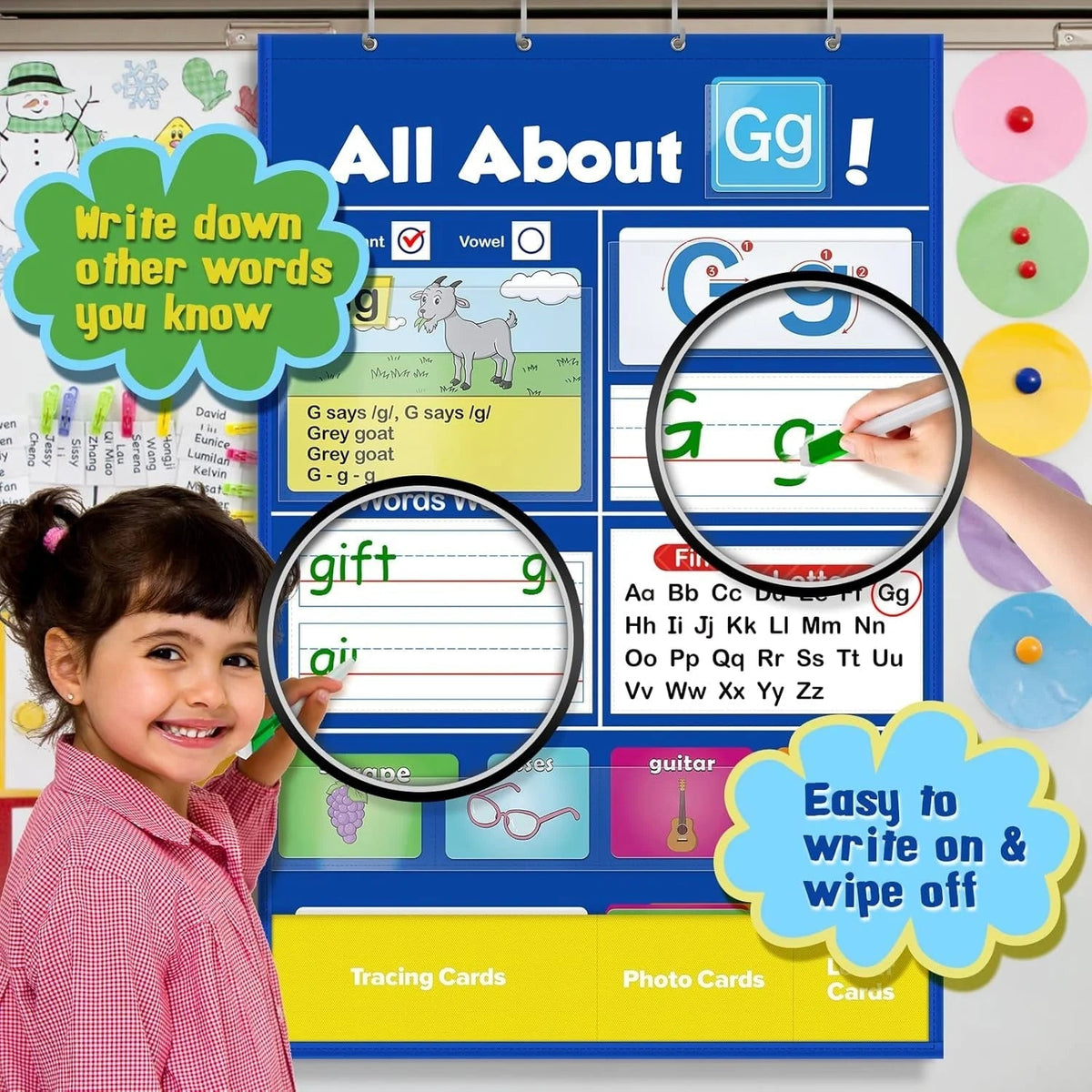 Tableau d’apprentissage de l’alphabet pour enfants