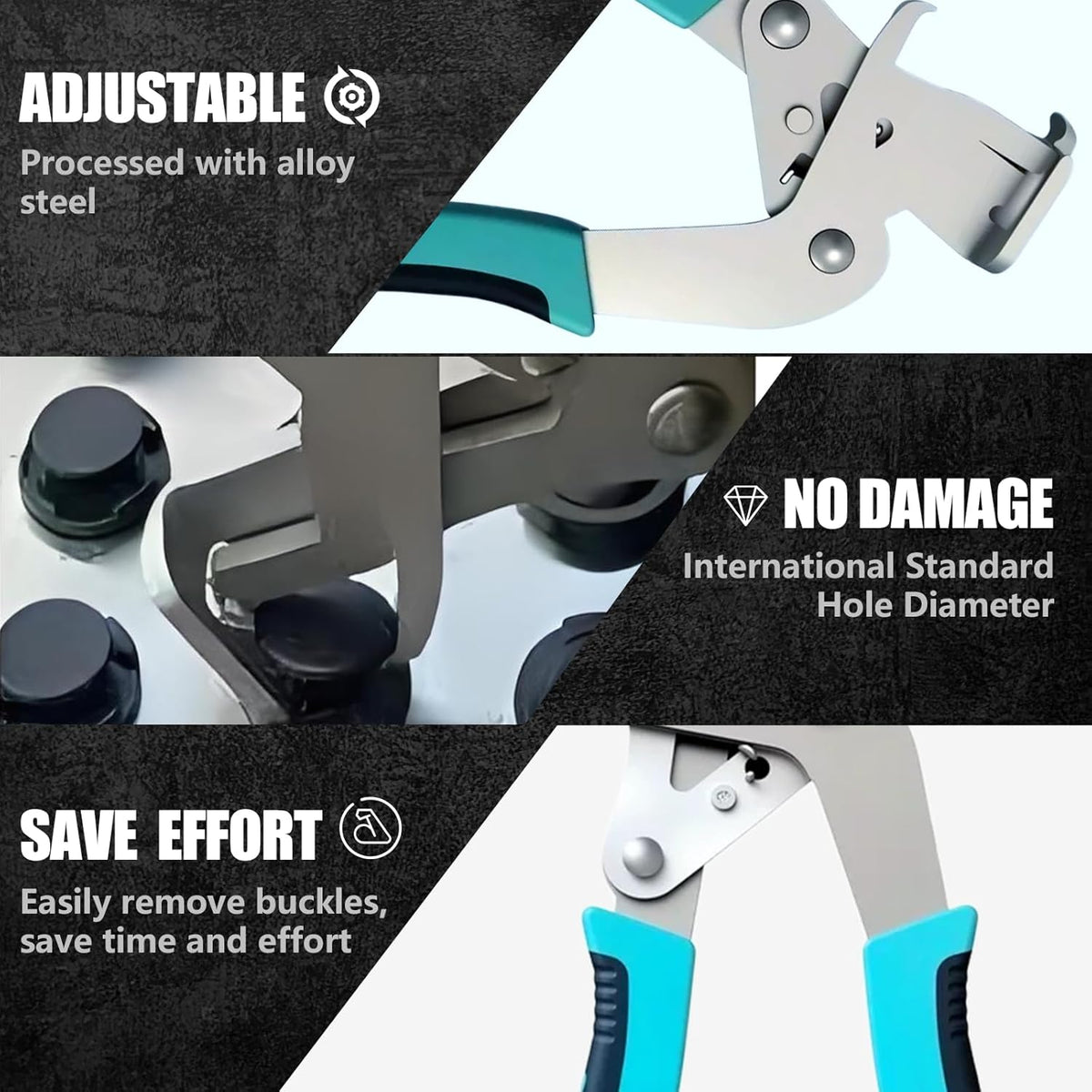 Pince pour retirer les clips de garniture automobile