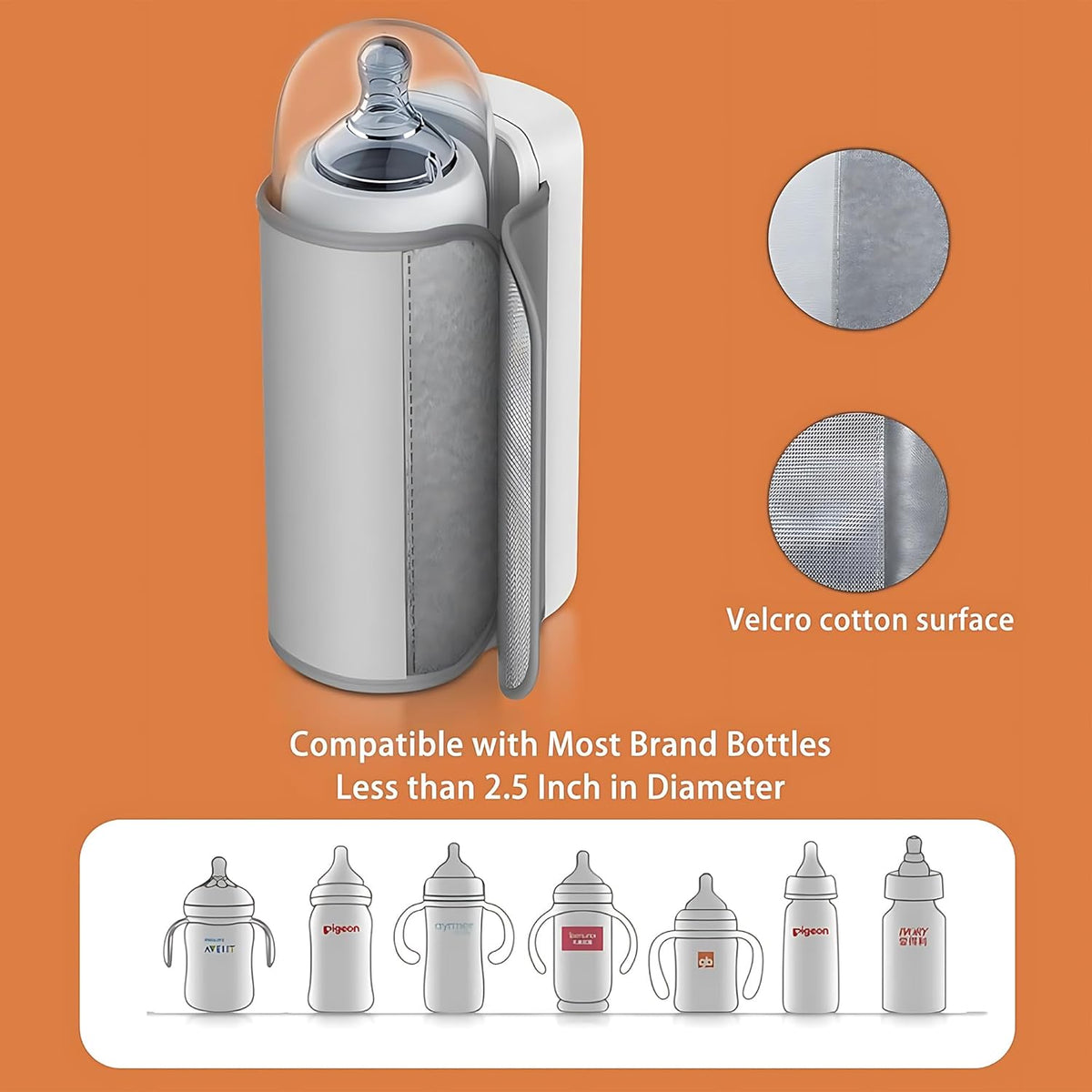 Chauffe-biberon portable