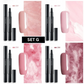 Lot de 4 stylos de gel coloré pour manucure