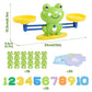 Jeu de balance grenouille pour apprendre à compter
