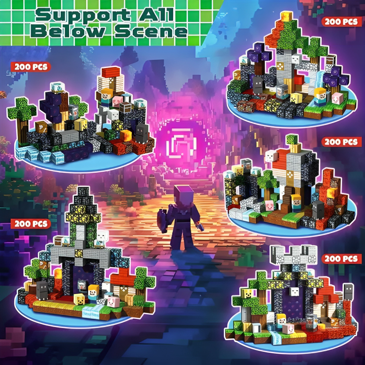 Jeu de construction à blocs colorés pour enfants