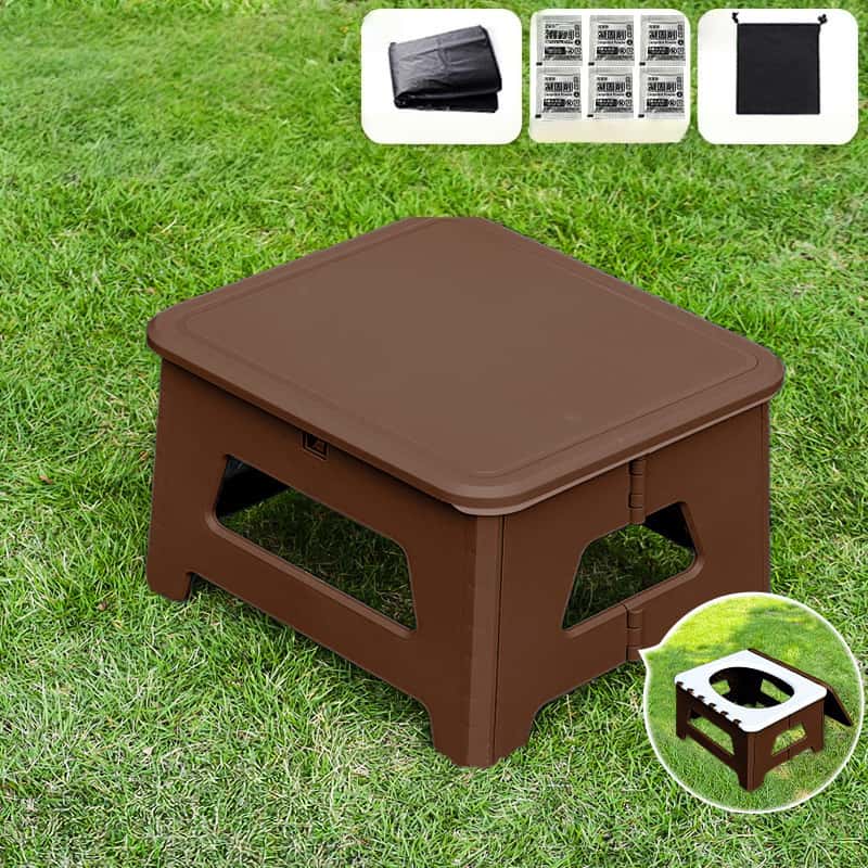 Toilettes portatives pliantes pour camping