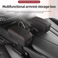 Accoudoir de voiture avec rangement, recharge sans fil en option