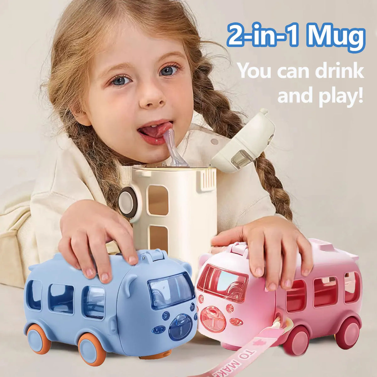Gourde pour enfants en forme de véhicule