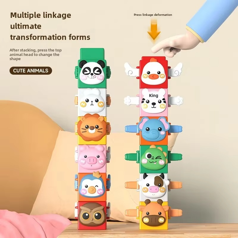 Figurines animales à empiler pour enfants