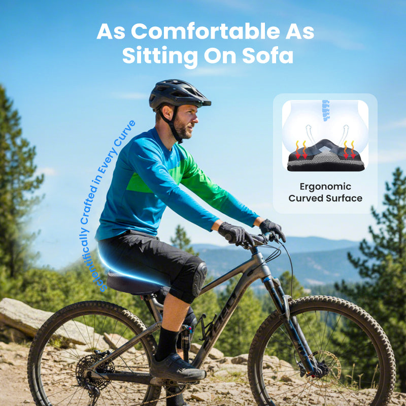 Housse rembourrée pour selle de vélo