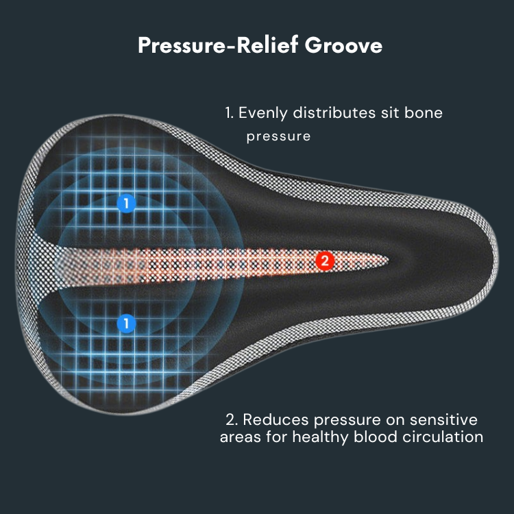 Housse rembourrée pour selle de vélo