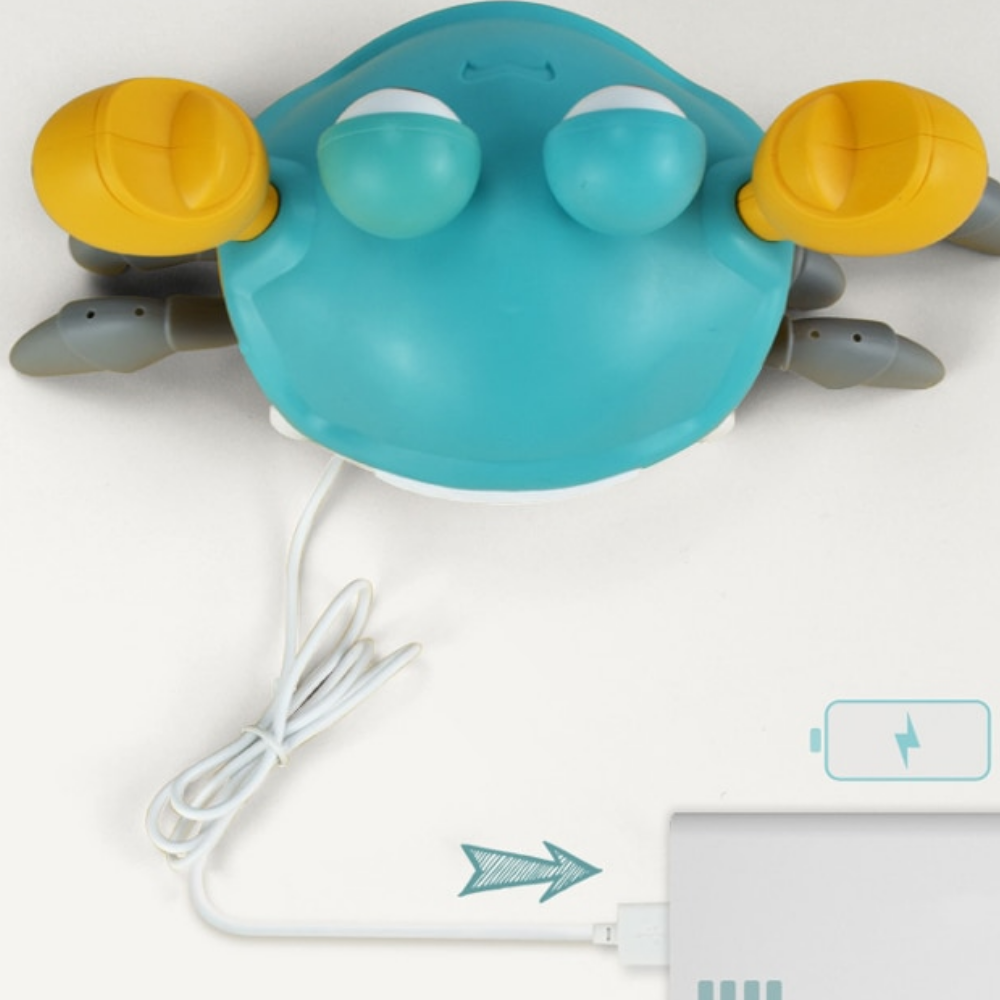 Crabe mobile lumineux et sonore pour bébé
