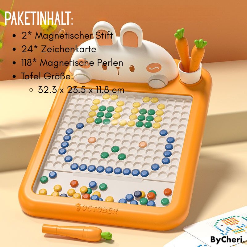 Tableau de dessin magnétique avec 118 perles