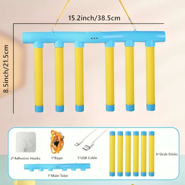 Jeu de réflexes à 6 bâtons mousse rechargeable USB