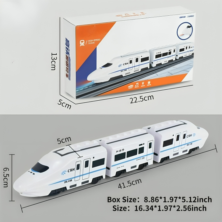 Train électrique jouet à 3, 4 ou 5 voitures