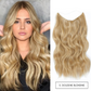 Extensions de cheveux sur fil, longueurs de 36 à 46 cm