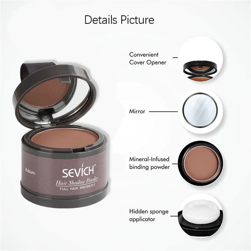 Poudre de retouche pour racines avec miroir, 4 g