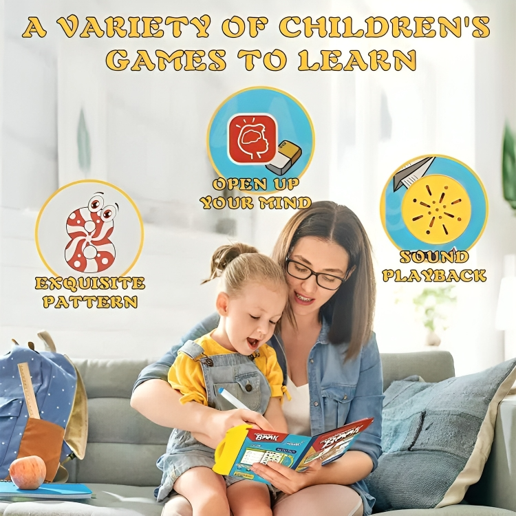 Livre sonore interactif pour enfants avec musique et mots