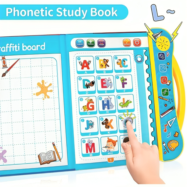 Livre sonore interactif pour enfants avec musique et mots