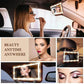 Miroir de maquillage à LED pour voiture, 24 × 11,5 cm