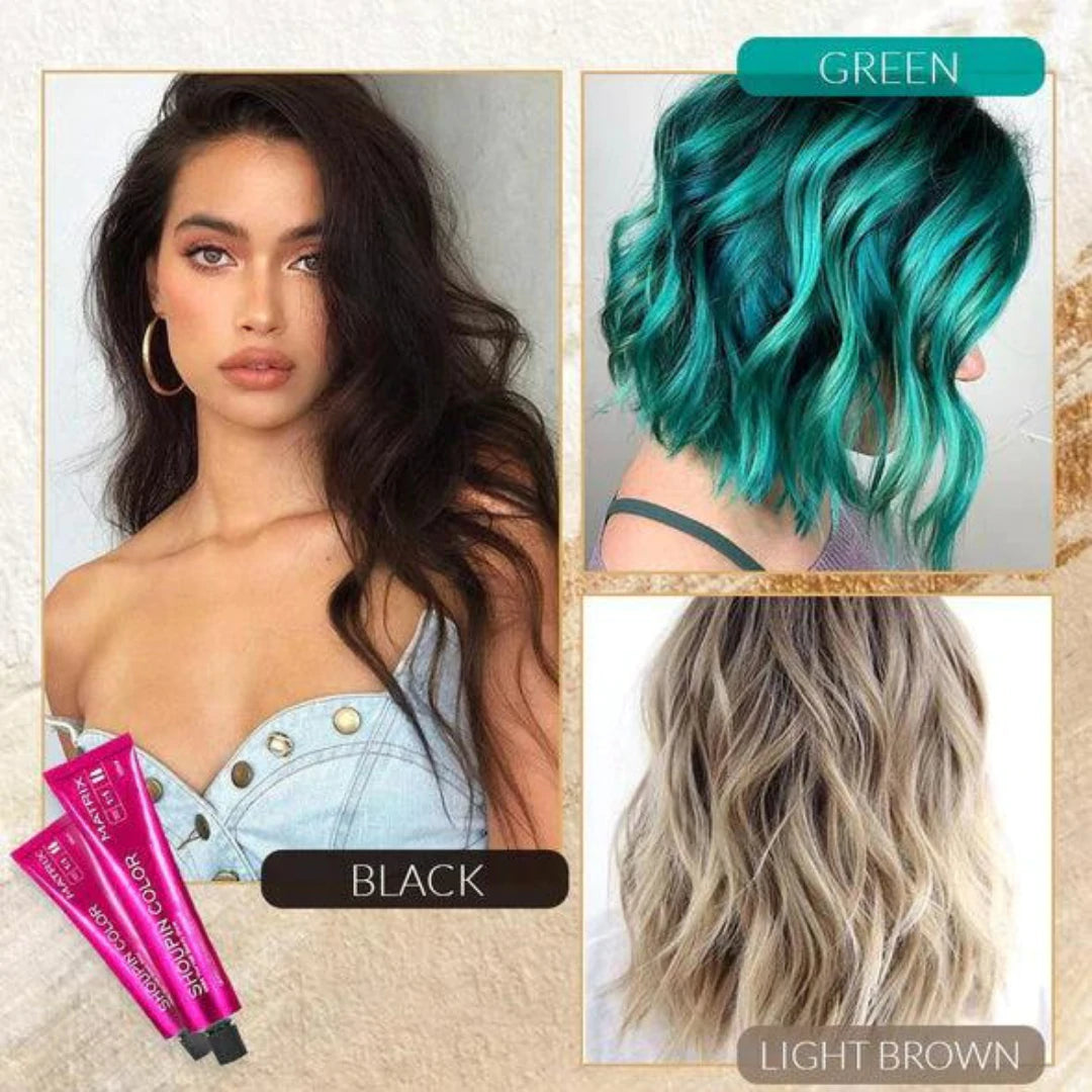 Shampoing colorant en plusieurs teintes