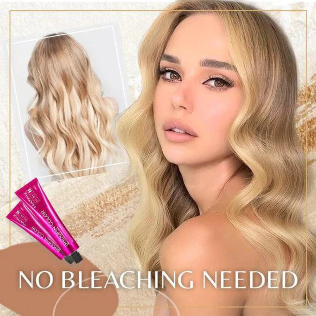 Shampoing colorant en plusieurs teintes
