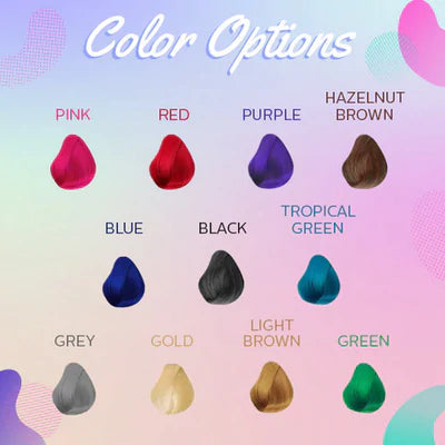 Shampoing colorant en plusieurs teintes