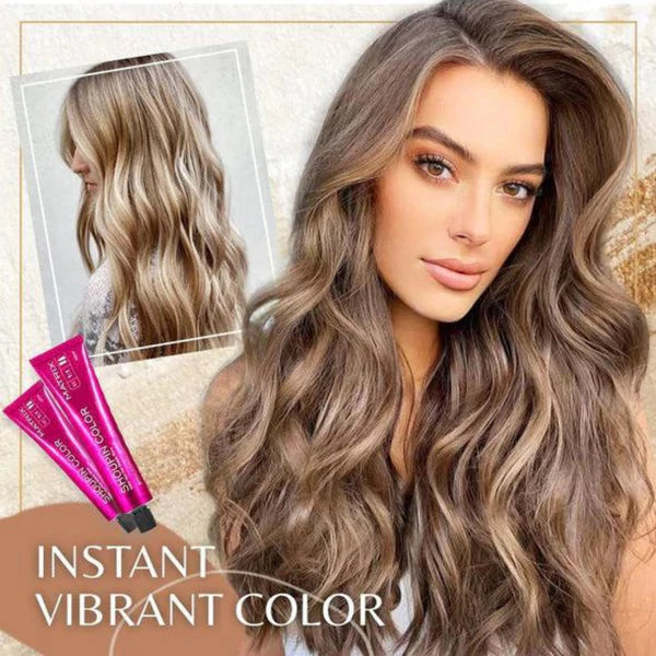 Shampoing colorant en plusieurs teintes