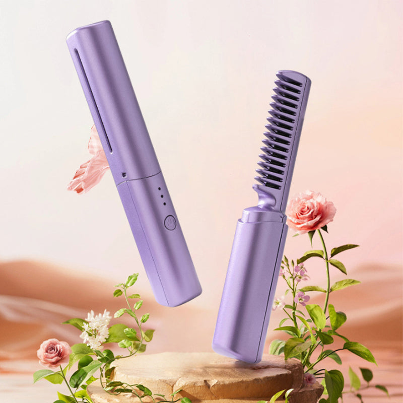 Lisseur rechargeable avec peigne à 3 températures, 4000 mAh