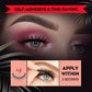 Faux cils autocollants lavables en fibres synthétiques