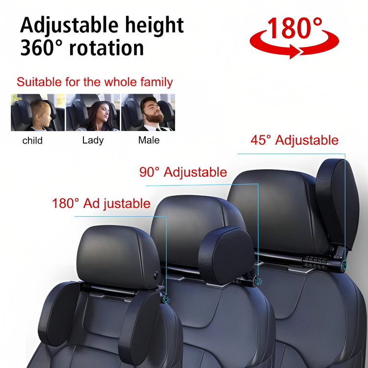Support latéral de tête pour siège de voiture