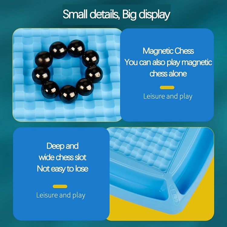 Jeu d’échecs magnétique avec plateau