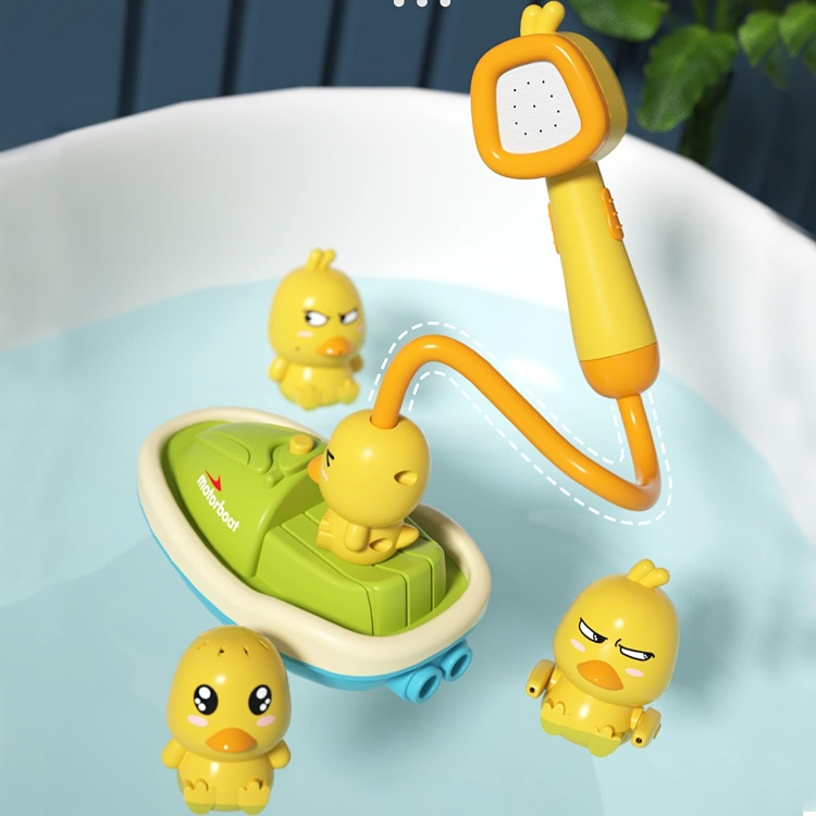 Douchette de bain jouet à canards et piles AAA