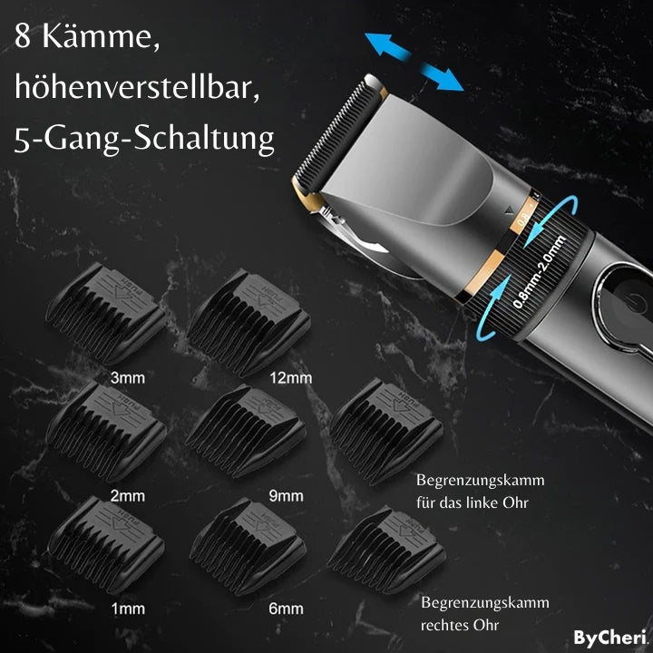 Tondeuse à cheveux rechargeable à lame titane-céramique