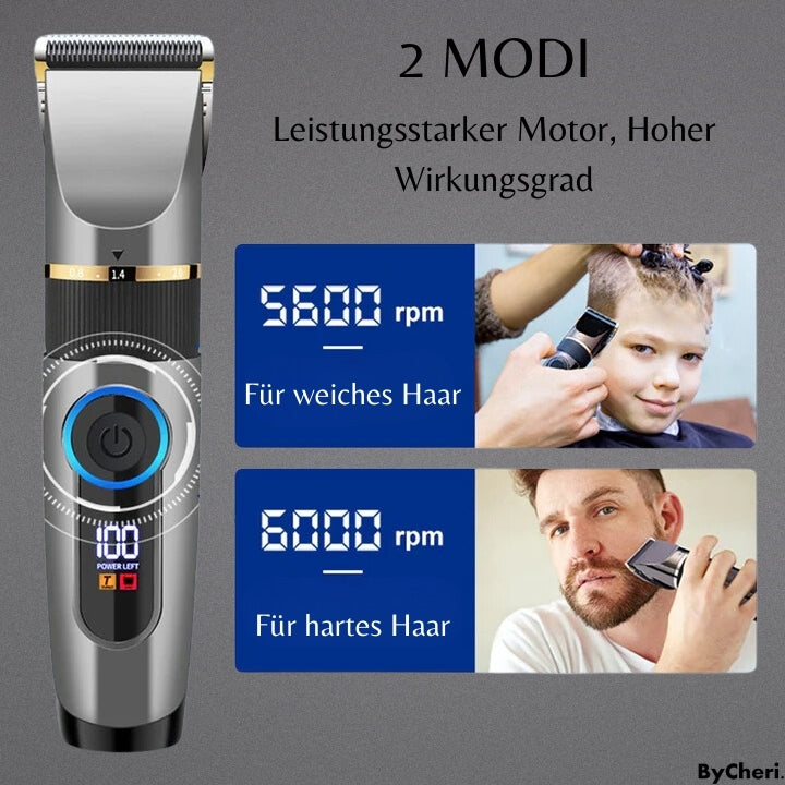 Tondeuse à cheveux rechargeable à lame titane-céramique