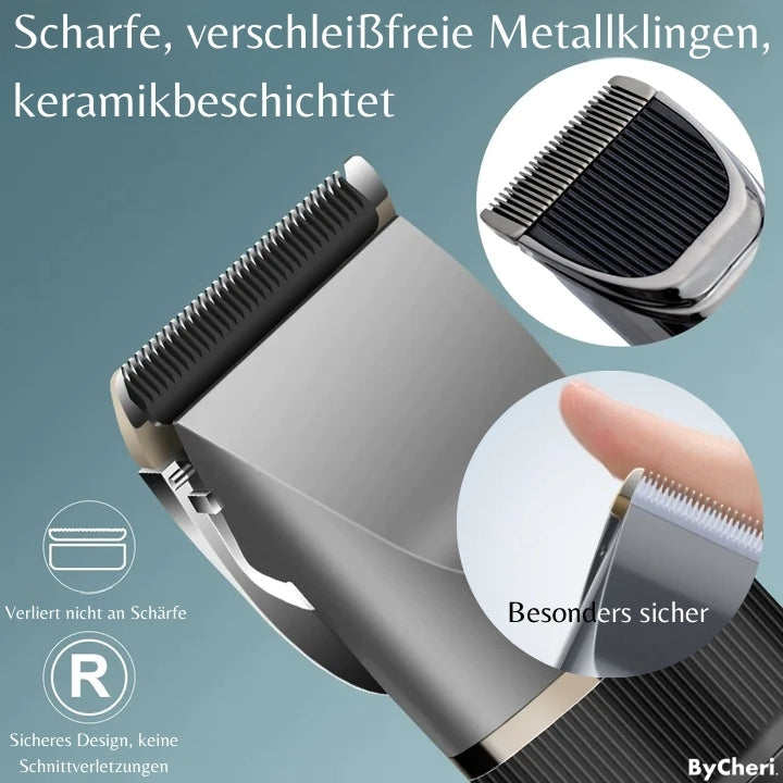 Tondeuse à cheveux rechargeable à lame titane-céramique