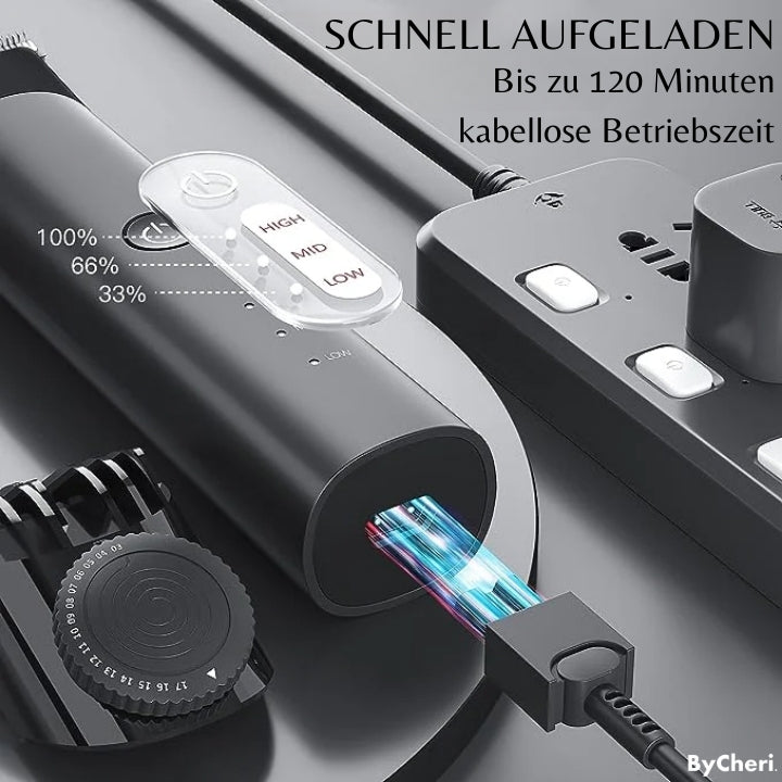 Tondeuse à cheveux rechargeable à lame titane-céramique