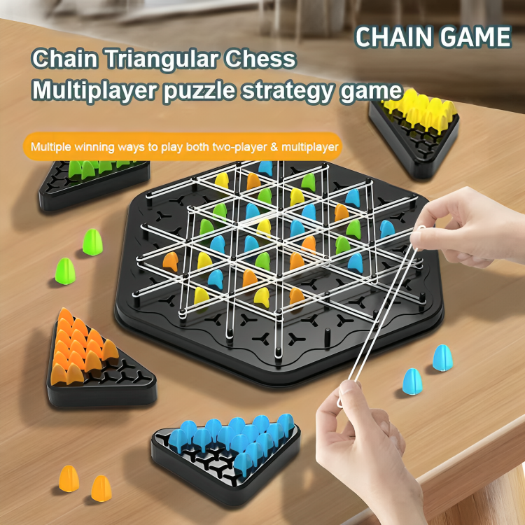 Jeu de stratégie à plateau triangulaire