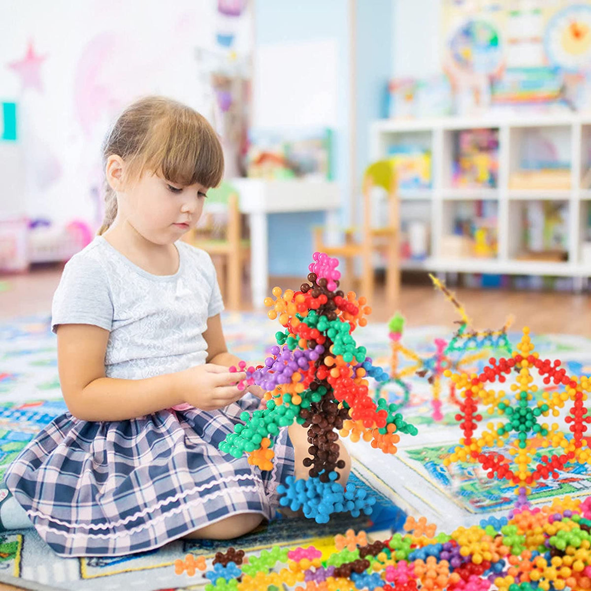 Jeu de construction 3D en plastique – 190 ou 380 pièces