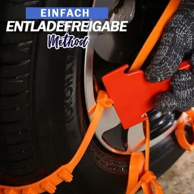 Sangles antidérapantes réglables en nylon pour pneus