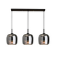 Suspension en fer et verre avec douille E27