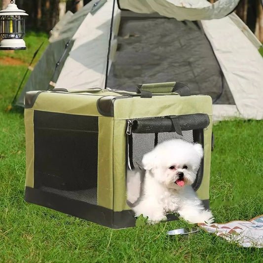 Felineau Cage Pliable Portable pour Petit Chien | Caisse de Transport Légère Maison et Voyage