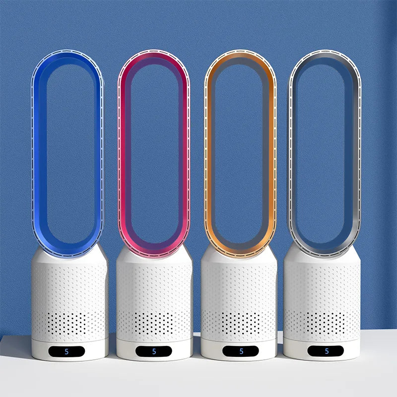 Purificateur d'air intérieur avec filtre et ventilation oscillante