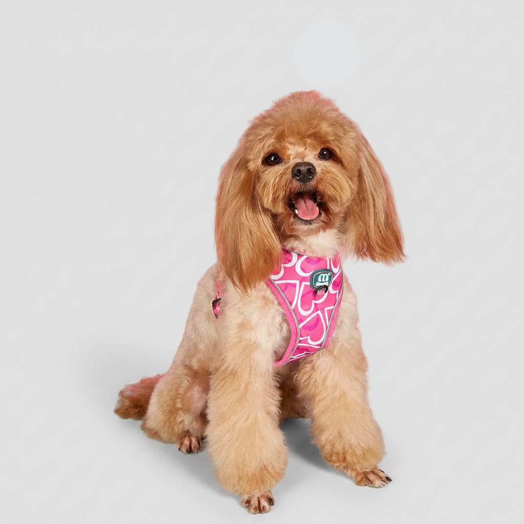 Ensemble Harnais et Laisse pour Chien 3 Pièces – Kit de Promenade Réglable et Confortable