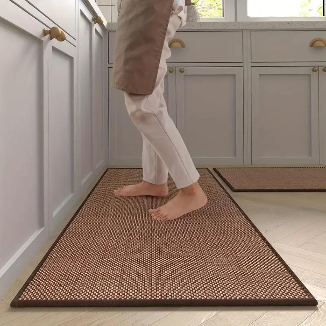 Tapis de cuisine rembourré à dessous texturé
