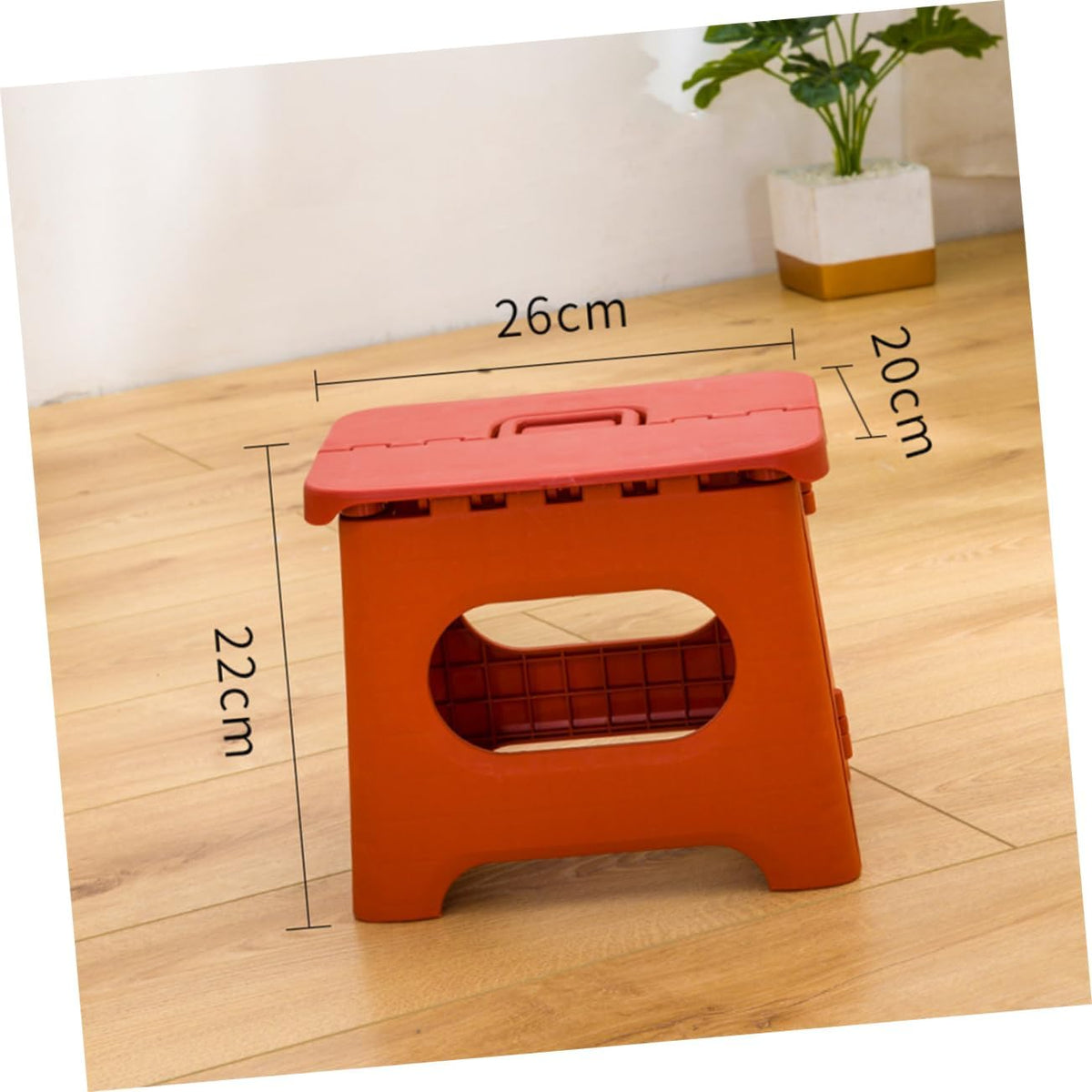 Petit marchepied pliable en plastique, deux formats