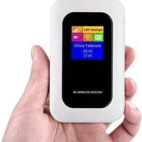 Routeur Wi-Fi mobile 4G LTE rechargeable