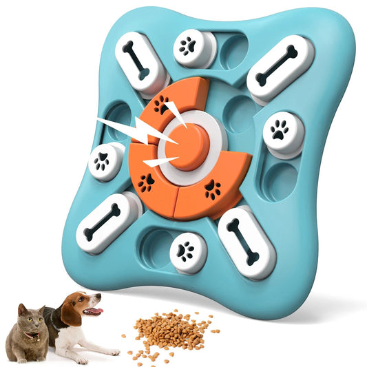 Jouet Puzzle Interactif pour Chien – Jeu d’Activation Anti-Ennui avec Cachettes à Friandises