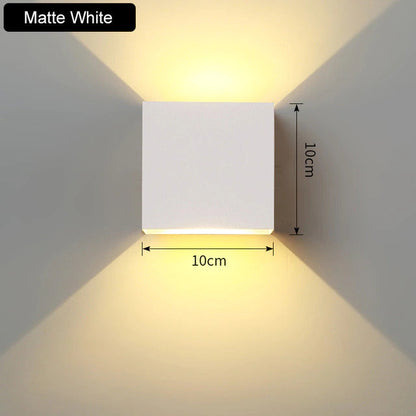 Applique LED en aluminium et acrylique, 6 W