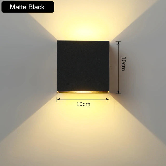 Applique LED en aluminium et acrylique, 6 W