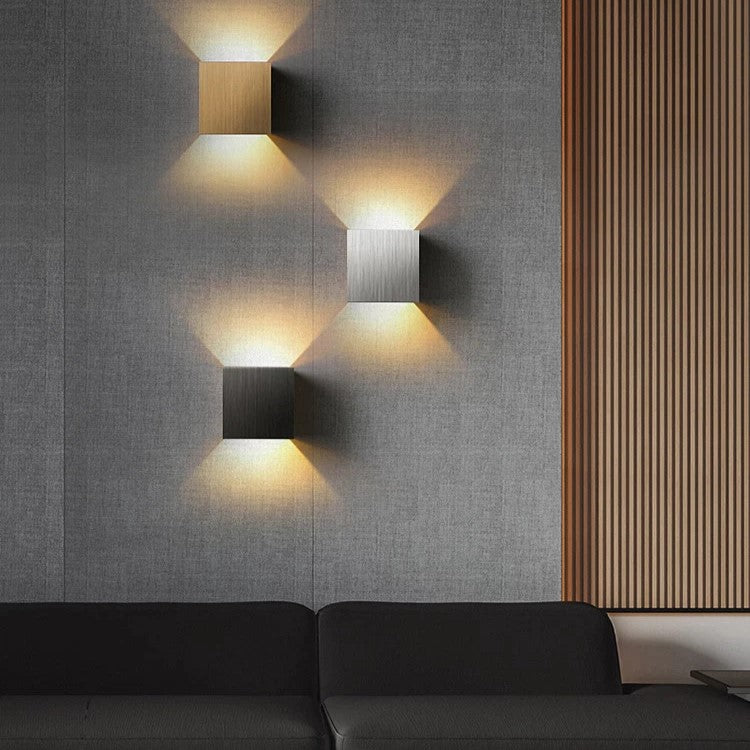 Applique LED en aluminium et acrylique, 6 W